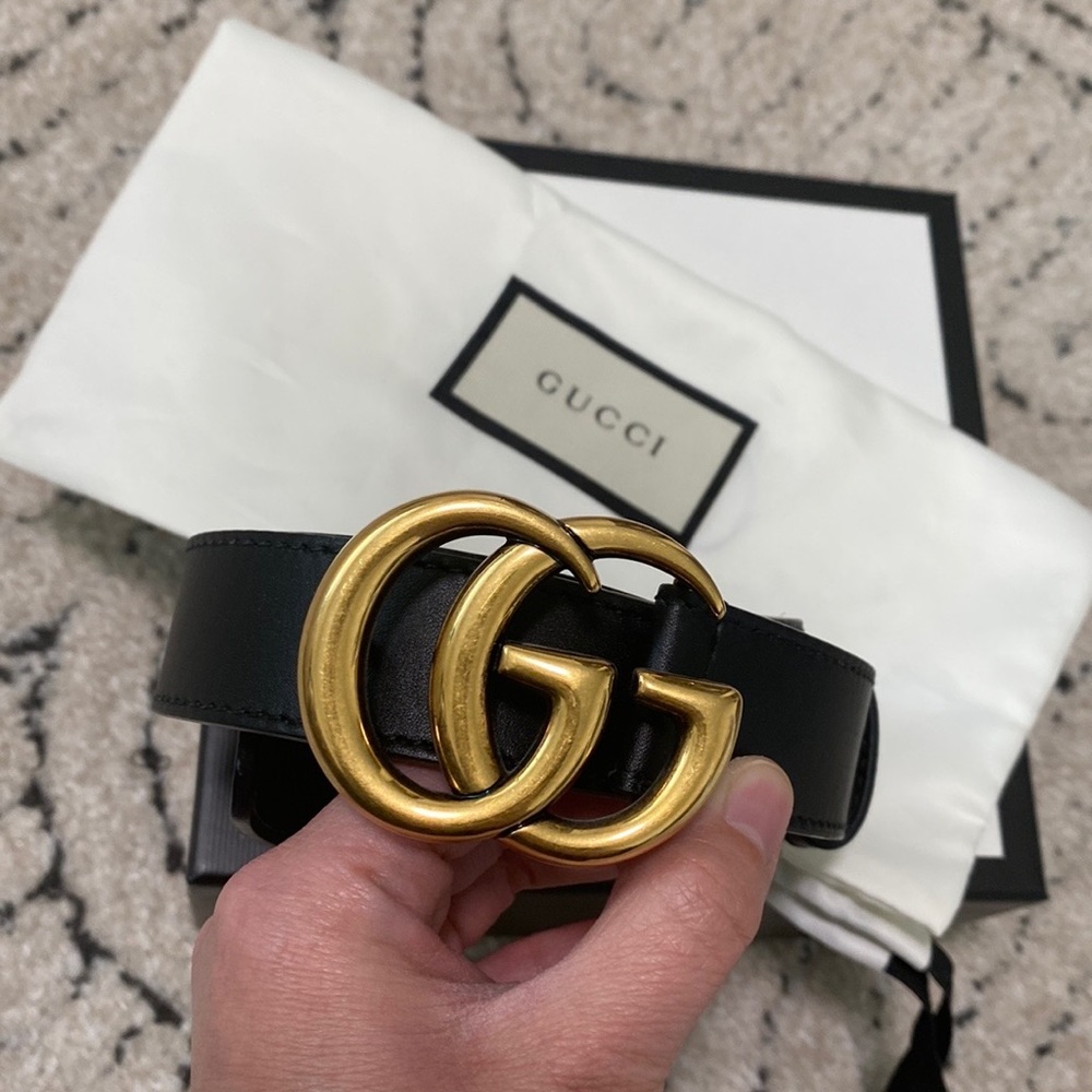 Gucci Marmont Double G Belt